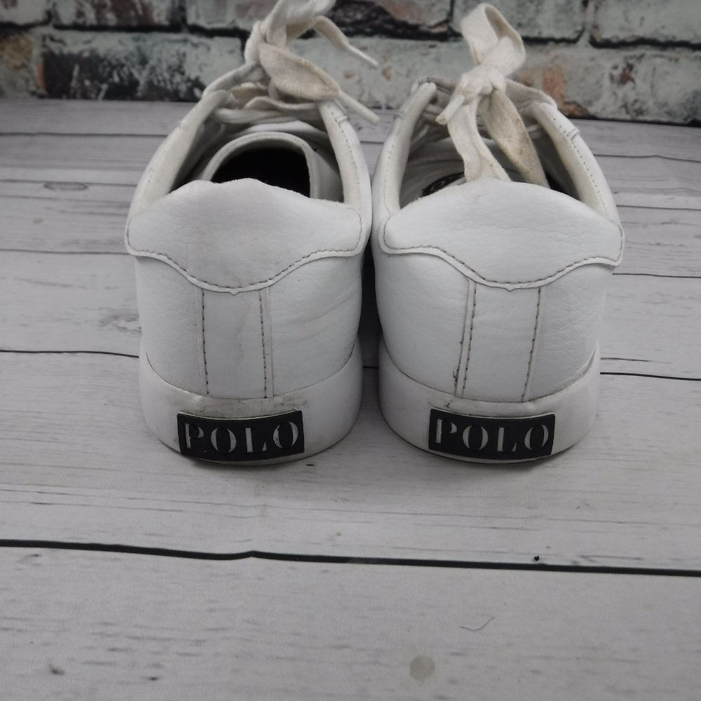 Polo by ralph lauren green & white sneaker  2 1/2 - Picture 5 of 13
